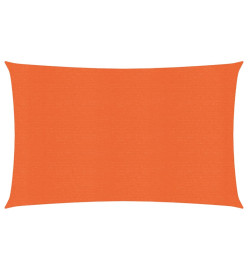 Voile d'ombrage 160 g/m² Orange 2x4,5 m PEHD