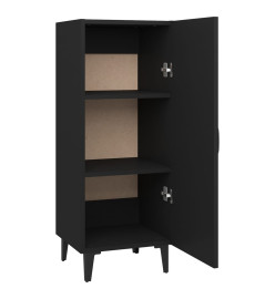 Buffet Noir 34,5x34x90 cm Bois d'ingénierie