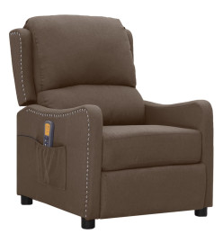 Fauteuil de massage Taupe Tissu