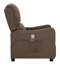 Fauteuil de massage Taupe Tissu