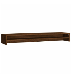 Support de moniteur Chêne marron 100x24x13 cm Bois d'ingénierie