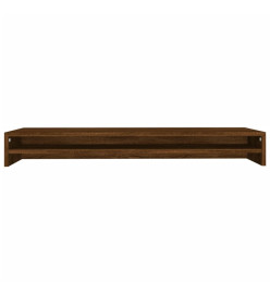 Support de moniteur Chêne marron 100x24x13 cm Bois d'ingénierie