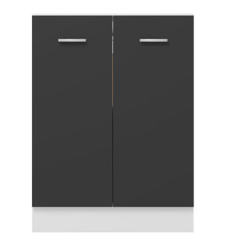 Armoire de plancher Gris 60x46x81,5 cm Aggloméré