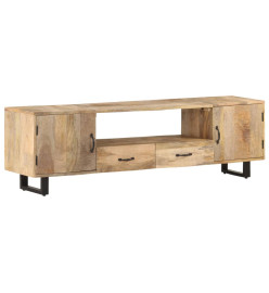 Meuble TV 160x30x45 cm Bois massif de manguier