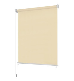 Store roulant d'extérieur 140 x 230 cm Crème