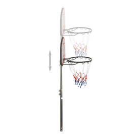 Support de basket-ball Noir 216-250 cm Polyéthylène