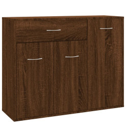 Buffet Chêne marron 88x30x70 cm Bois d'ingénierie