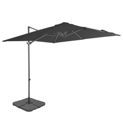 Parasol avec base portable Anthracite