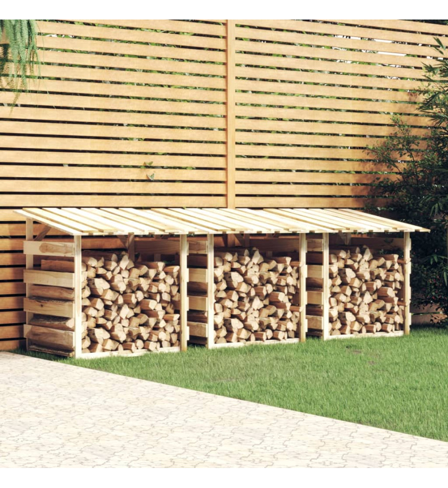 Pergolas avec toits 3 pcs 100x90x100 cm Bois de pin imprégné