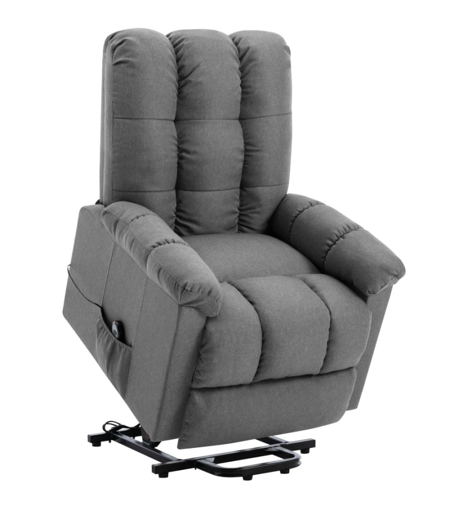 Fauteuil Gris clair Tissu