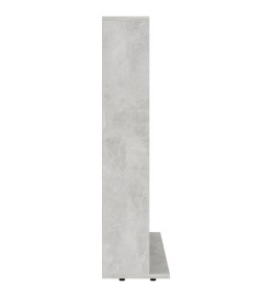 Armoire à CD Gris béton 102x23x89,5 cm Aggloméré