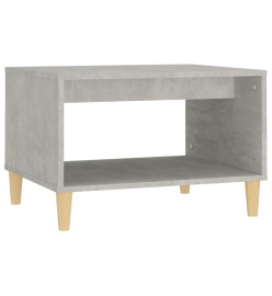 Table basse Gris béton 60x50x40 cm Bois d'ingénierie