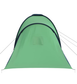 Tente de camping pour 6 personnes bleu et vert