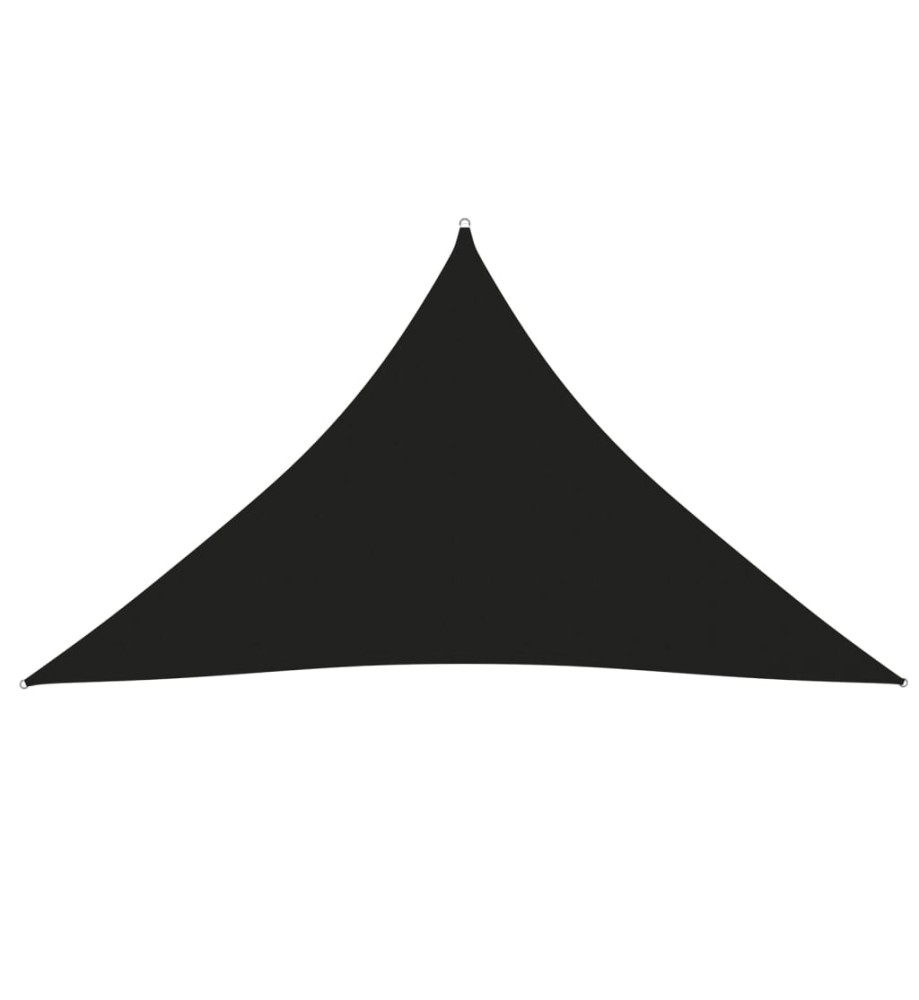 Voile de parasol Tissu Oxford triangulaire 3x3x4,24 m Noir