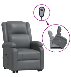 Fauteuil de massage Gris Similicuir