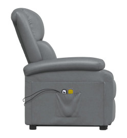 Fauteuil de massage Gris Similicuir