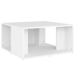 Tables basses 4 pcs Blanc 33x33x33 cm Aggloméré