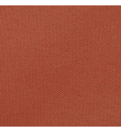 Parasol en tissu Oxford triangulaire 5x5x5 m Ocre marron