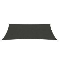 Voile d'ombrage 160 g/m² Anthracite 2x4,5 m PEHD