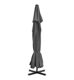 Parasol avec base portable Anthracite