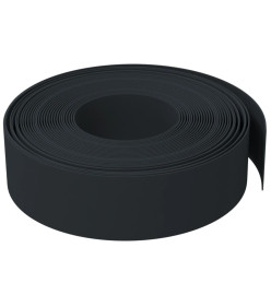 Bordures de jardin 5 pcs noir 10 m 15 cm polyéthylène