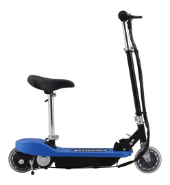 Trottinette électrique avec siège 120 W Bleu