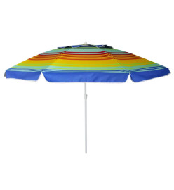 Eurotrail Parasol de plage UPF 50+ Arc-en-ciel