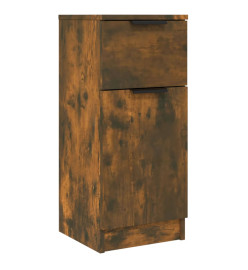 Buffet Chêne fumé 30x30x70 cm Bois d'ingénierie