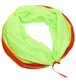 Tunnel de jeu pour enfants avec 250 balles Vert 175cm Polyester