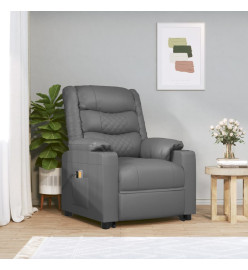 Fauteuil de massage Gris Similicuir