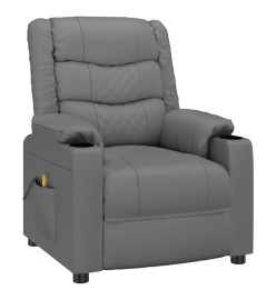 Fauteuil de massage Gris Similicuir