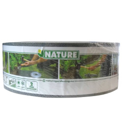 Nature Arête de bordure de jardin 0,075x10 m Gris