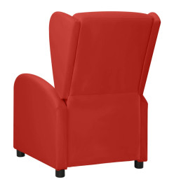 Fauteuil inclinable électrique à oreilles Rouge bordeaux