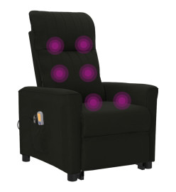 Fauteuil de massage Noir Tissu