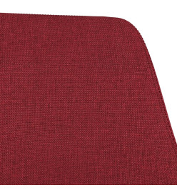 Chaise pivotante de salle à manger Rouge bordeaux Tissu