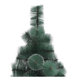 Arbre de Noël artificiel avec LED et boules Vert 150 cm PVC PE