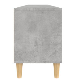 Meuble TV gris béton 150x30x44,5 cm bois d'ingénierie