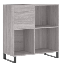 Armoire à disques sonoma gris 84,5x38x89 cm bois d'ingénierie