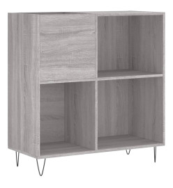 Armoire à disques sonoma gris 84,5x38x89 cm bois d'ingénierie