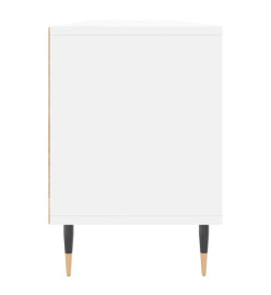 Meuble TV blanc 150x30x44,5 cm bois d'ingénierie