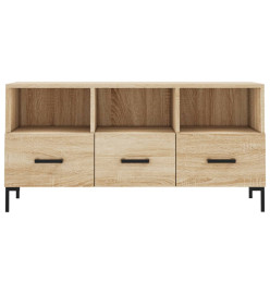 Meuble TV chêne sonoma 102x36x50 cm bois d'ingénierie