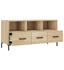 Meuble TV chêne sonoma 102x36x50 cm bois d'ingénierie