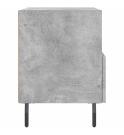 Tables de chevet 2pcs gris béton 40x35x47,5cm bois d’ingénierie