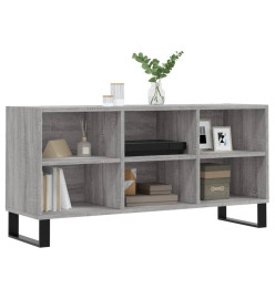 Meuble TV sonoma gris 103,5x30x50 cm bois d'ingénierie