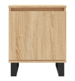 Table de chevet chêne sonoma 40x30x50 cm bois d'ingénierie