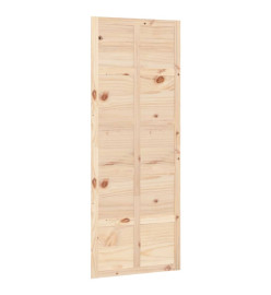 Porte de grange 80x1,8x214 cm Bois massif de pin