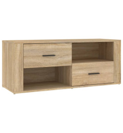 Meuble TV Chêne sonoma 100x35x40 cm Bois d'ingénierie