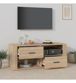 Meuble TV Chêne sonoma 100x35x40 cm Bois d'ingénierie