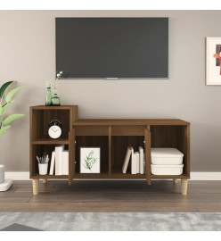 Meuble TV Chêne marron 100x35x55 cm Bois d'ingénierie