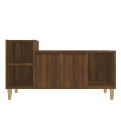 Meuble TV Chêne marron 100x35x55 cm Bois d'ingénierie